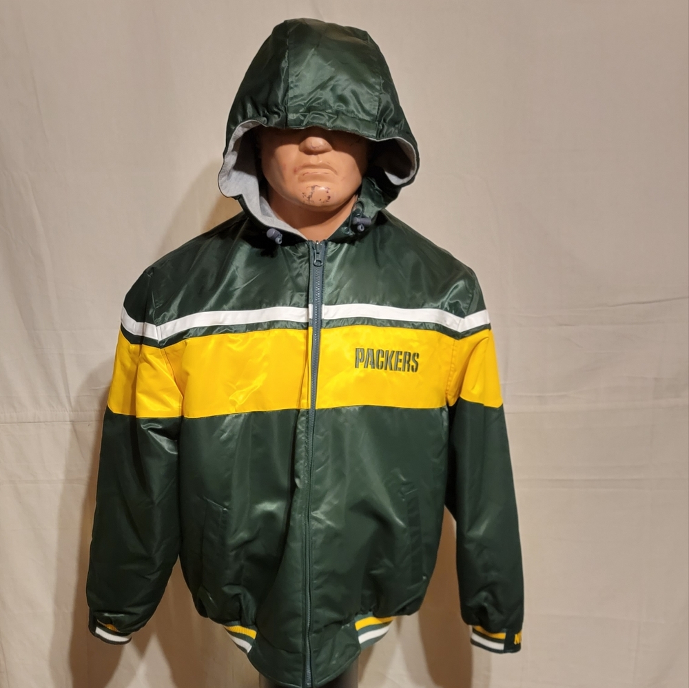 Reversible Green Bay Packers jacket.